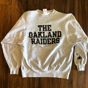 Vintage Oakland Raiders Champion Crew Neck